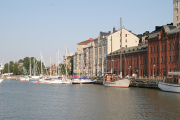 Harbor in Helsinki