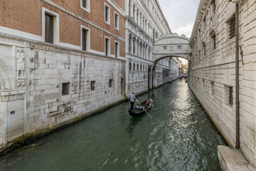 Fototapeta na wymiar Bridge os Sighs, Venice, Italy