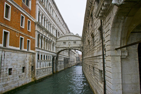 Ponte dei Sospiri di Venezia - Italia