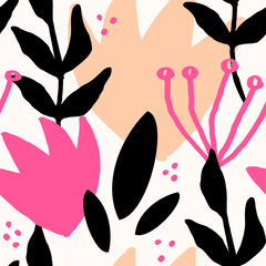 Abstract Botanical Pattern