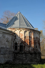 Abandoned building of Feodorovsky gorodok in Tsarskoe Selo , suburb of St.Petersburg, Russia.