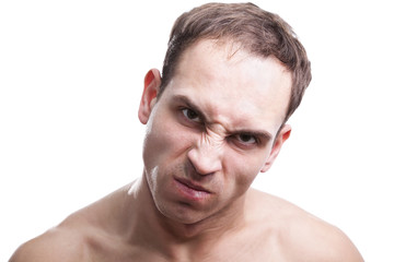 Obraz premium angry young man