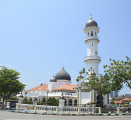 Penang, Malaysia - March, 2017: Kapitan Keling Mosque