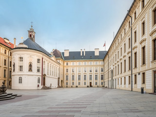 Obraz premium Courtyard of the New Royal Palace, Prague Castle