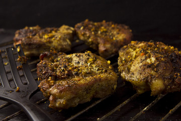 Roasted pork shoulder