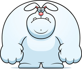 Sad Cartoon Rabbit