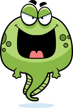 recommend clip art: Evil Cartoon Tadpole
