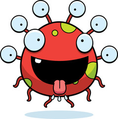 Hungry Cartoon Eyeball Monster