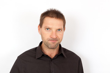 Obraz premium Young man skeptical