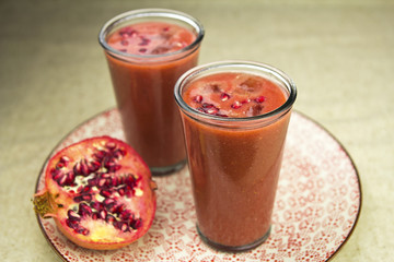 Pomegranate smoothie 