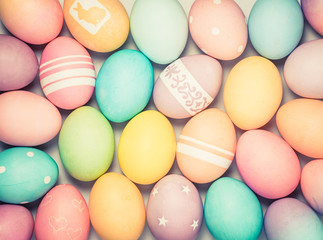 Easter Eggs Background - 140673939
