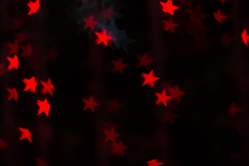Plakat Blurred image of festive lights