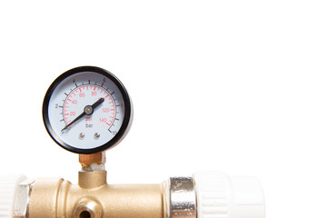 Plumbing equipment. Manometer