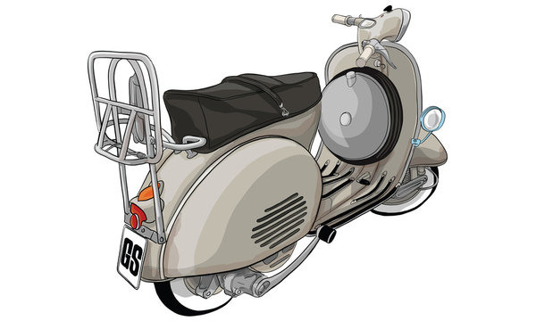 Vespa, Vintage Scooter