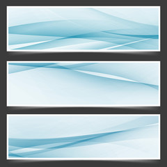 Abstract flyer templates with swoosh lines