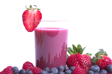 Smoothie aus Beeren