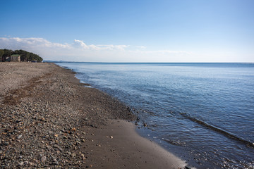 Grigoleti coast of the Black Sea resort, Georgia