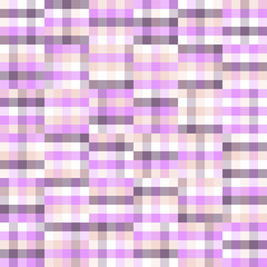 Modern stylish design with purple pixels. Seamless vector pattern