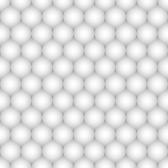 White gradient balls, seamless vector pattern