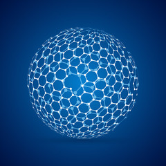 Vector modern techology concept background.