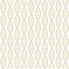 Poster de jardin Or abstrait géométrique Imitation de brin d& 39 ADN. Modèle vectorielle continue