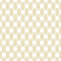 Seamless geometric vector pattern in oriental style