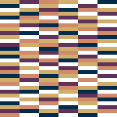 Modern geometric multicolor design. Seamless vector pattern