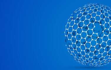 Vector modern techology concept background.