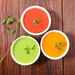 assorted soup or smoothie