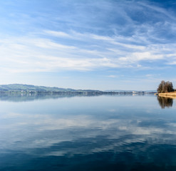Obraz premium Blick auf den See
