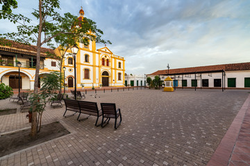 Plaza and Church in Mompox
