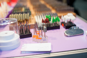 Cutters for manicure machine
