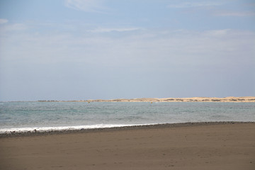 Sand and dunes.