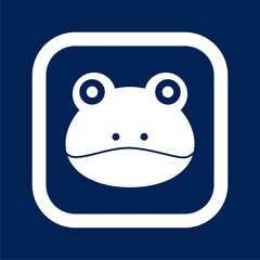 Frog icon logo - Illustration