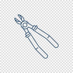 nippers vector icon