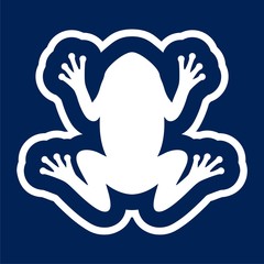 Frog icon logo - Illustration