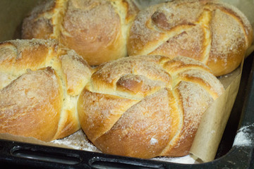 gootovye buns on sourdough
