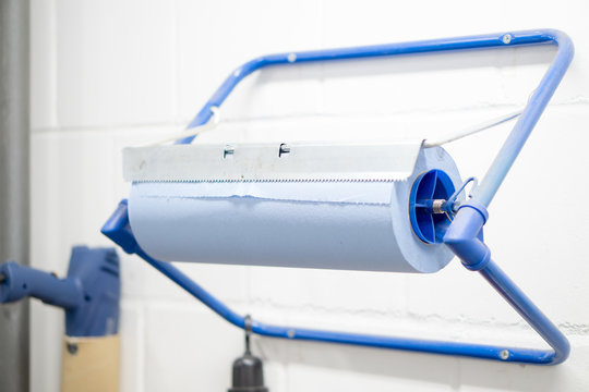 Papierrolle in Werkstatt