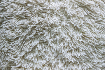 Texture faux wool long thread