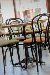 Bistro chairs restaurant