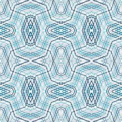 Abstract seamless pattern with set of lines and squares.