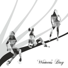 Women's Day - postaci kobiet piękne i seksowne