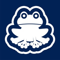 Frog icon logo - Illustration