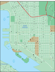San Diego City Map