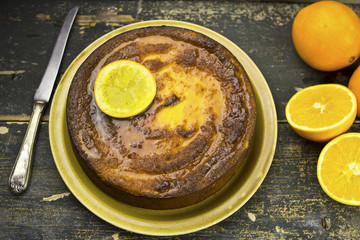 Orange almond moroccan cake