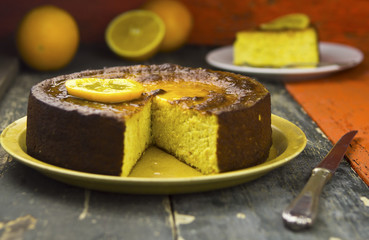 Orange almond moroccan cake