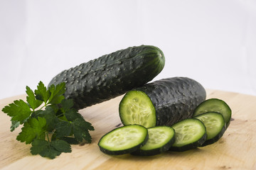 pepino con perejil