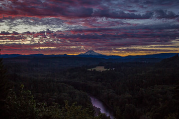 Fototapeta premium Mt. Hood Sunrise