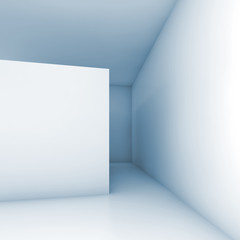 Abstract empty room interior, 3d design