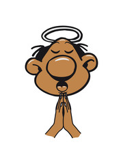 Head hands praying holy holy light